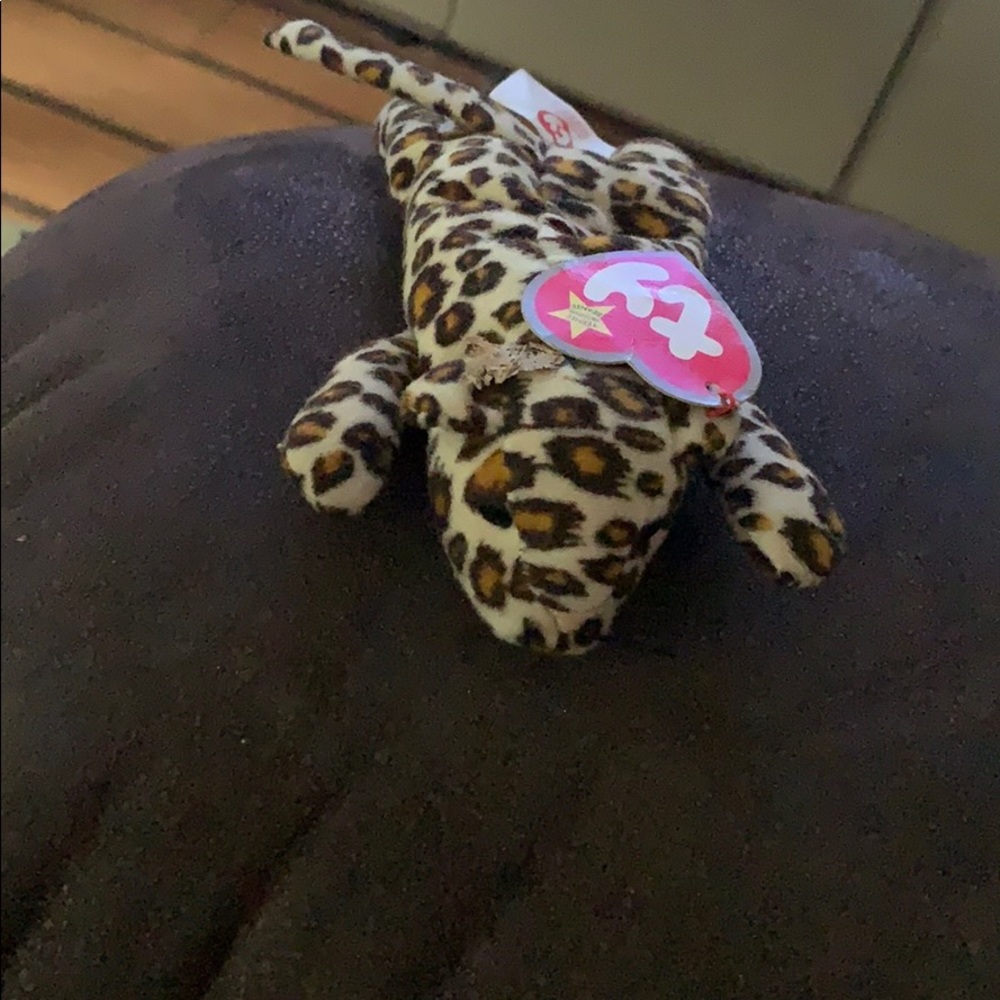 retired 1993 freckles the leopard ty